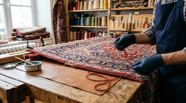 Restauration tapis Auvergne
